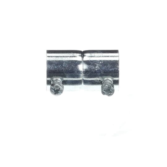 TK122A Steel City Set Screw Coupling, 3/4 in, For Use With EMT Conduit, Steel, Zinc Plated