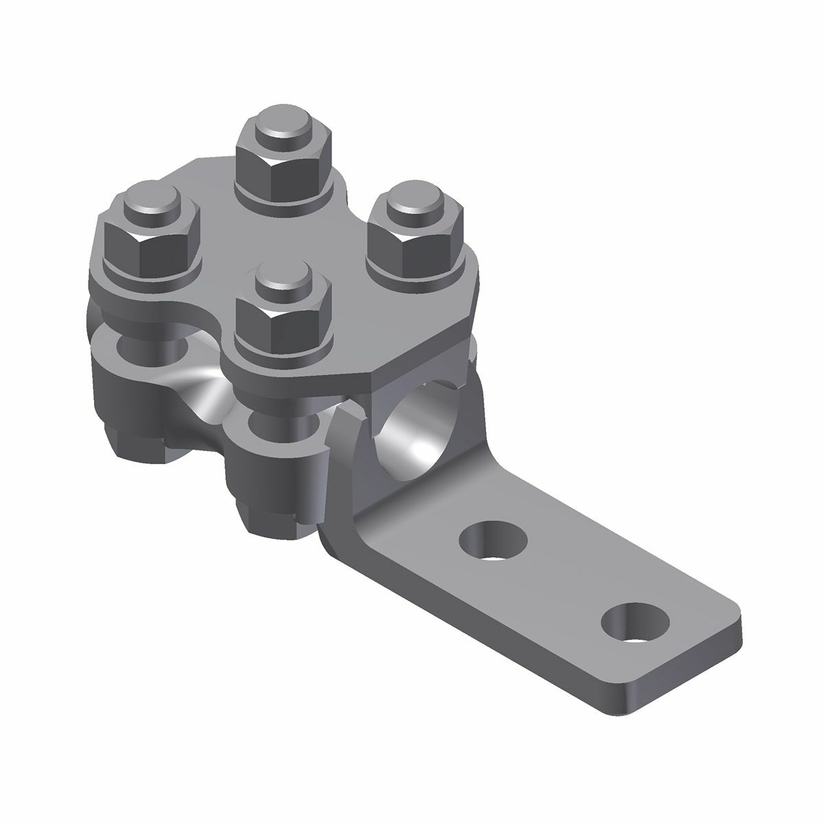 NAR42A2N NAR Terminal, 600 to 900 kcmil Conductor, (2) Holes, Aluminum Alloy
