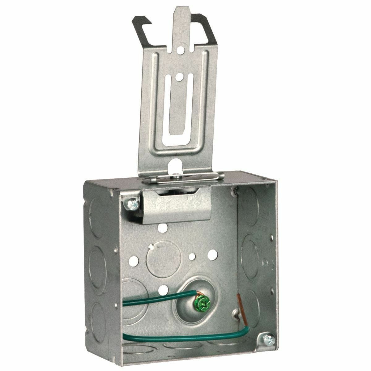 232SCM Conduit Box, Steel, 30.3 cu-in Capacity, 2 Gangs, 11 Knockouts