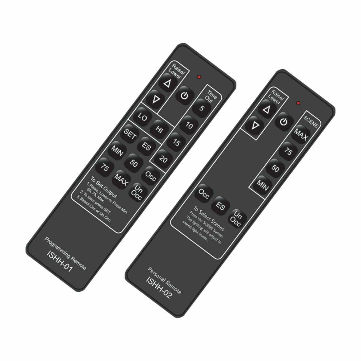 ISHH-01 Greengate Integrated Sensor Programming Remote, AAA Battery, For Use With EATON Lighting Luminaries