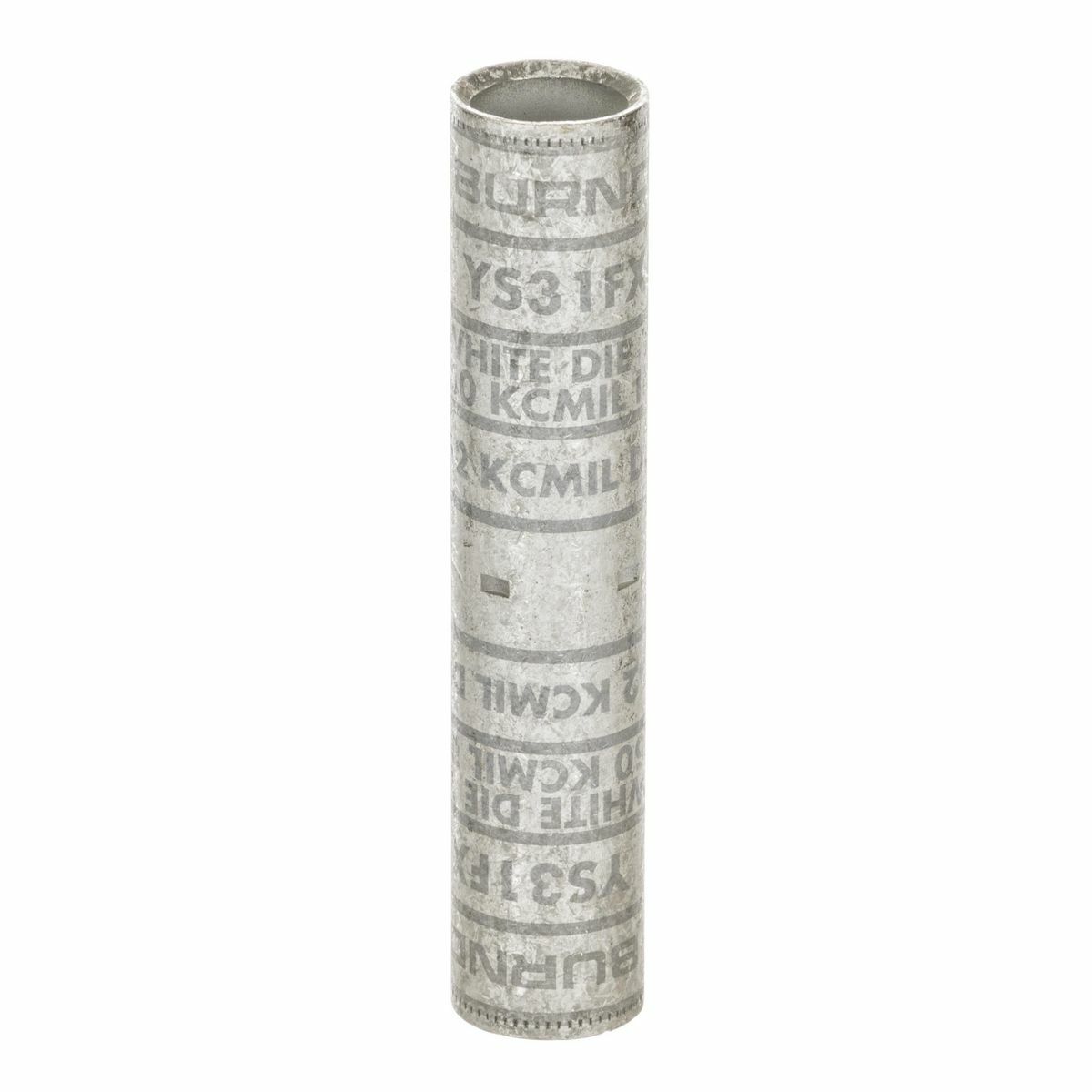 YS31FX Compression Splice, 250 kcmil Conductor Flex Conductor, Die Code: 17, 4.35 in L, Copper