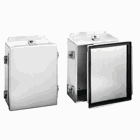 Clamp-Cover Lightweight Enclosure Type 4X, 6x6x4, Brushed, Aluminum