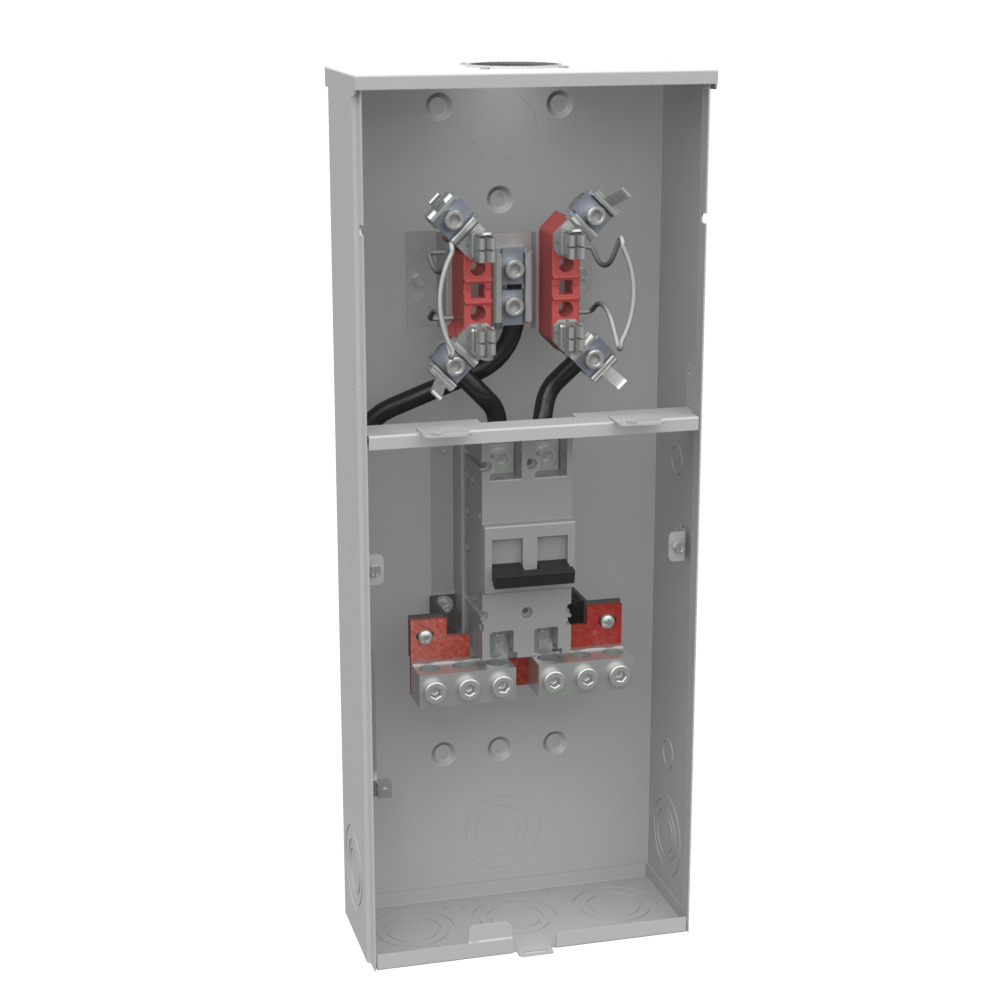 4 TERM RNGLS SML HUB OPEN HRN BYPS 1-200 AMP MN BRKR TRIPLE TAP