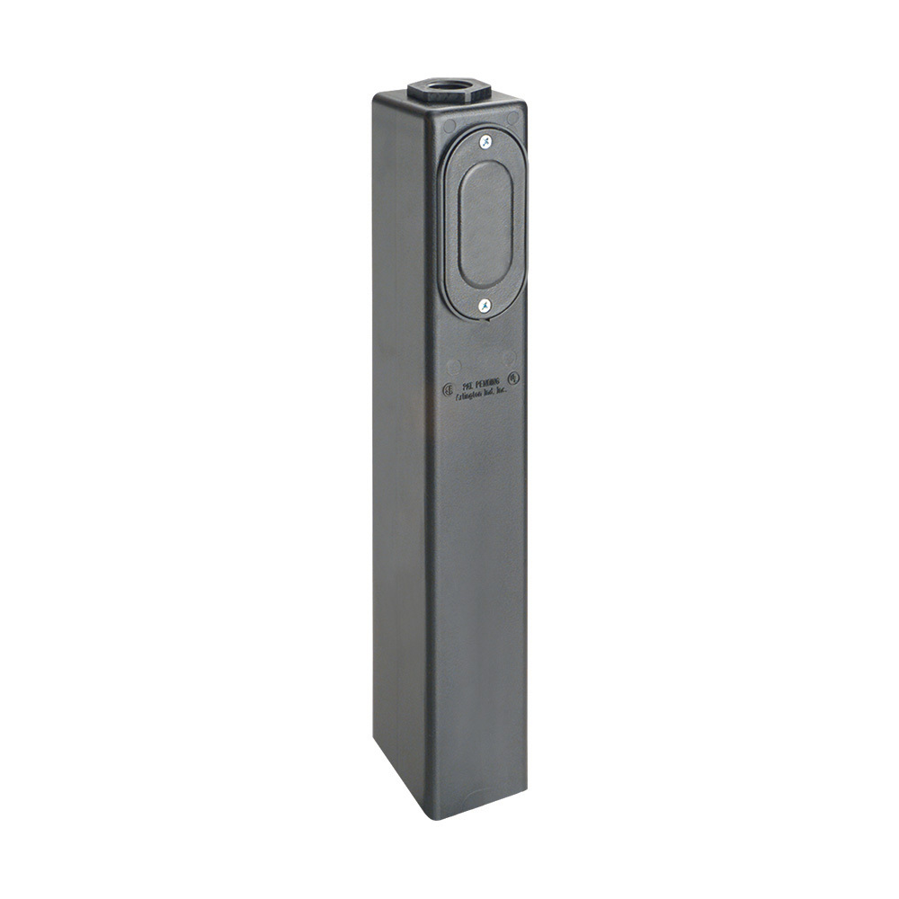 GPLN15B Gard-N-Post GP Series Low Profile Fixture Support, 15 in L x 2-1/4 in W x 2-1/4 in H, In-Ground Mount, Plastic