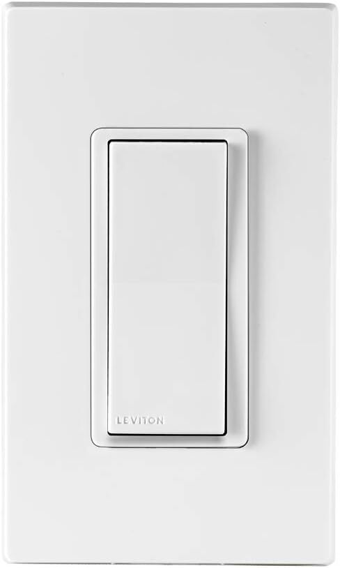 DN15S-1BW DN15S No Nuetral Switch, 120 V AC, 15 A, White