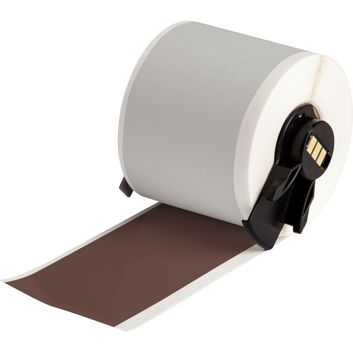M6C-2000-595-BR All Weather Permanent Adhesive Label Tape, 50 ft L x 2 in W, Vinyl