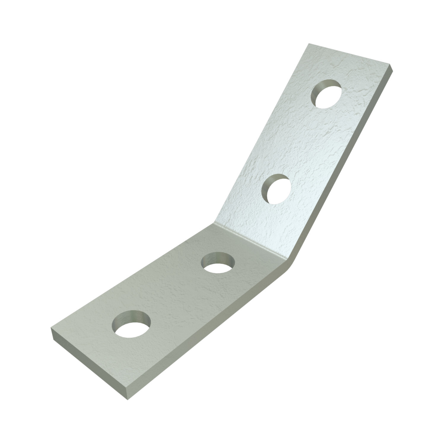 P2262-HG Outside Channel Angular Fitting, 4 Holes, 1-5/8 in W, 22.5 deg Bend, HRPO Steel