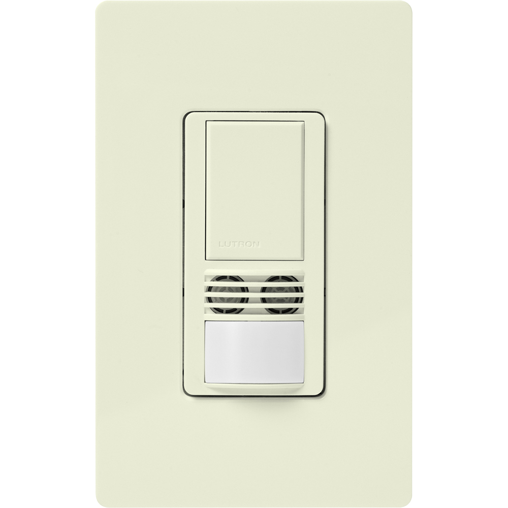 MS-B102-BI Maestro Dual-Tech Motion Sensor Switch, 6 Amp, 120-277V, 1 Pole/3-Way, Neutral Required, Biscuit