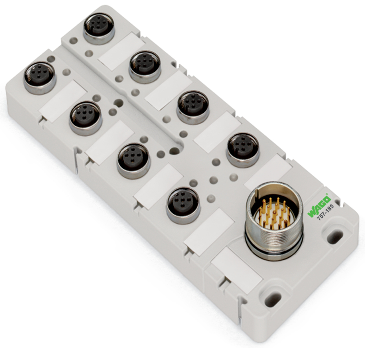 757-184 Sensor/Actuator Box, 4 Poles, Fastened Mount