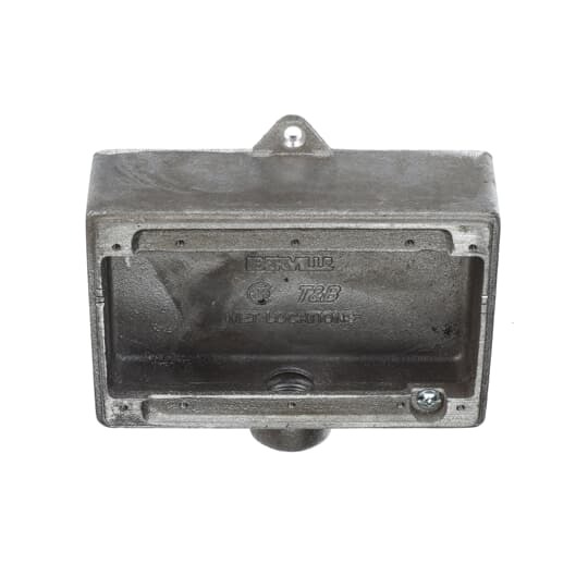 CIFS-3G-3/4 Iberville Type FS Weatherproof Shallow Style Device Box, Cast Aluminum, 41 cu-in Capacity, 3 Gangs, 1 Outlets, 4-3/8 in L x 6-1/2 in W x 1-7/8 in D