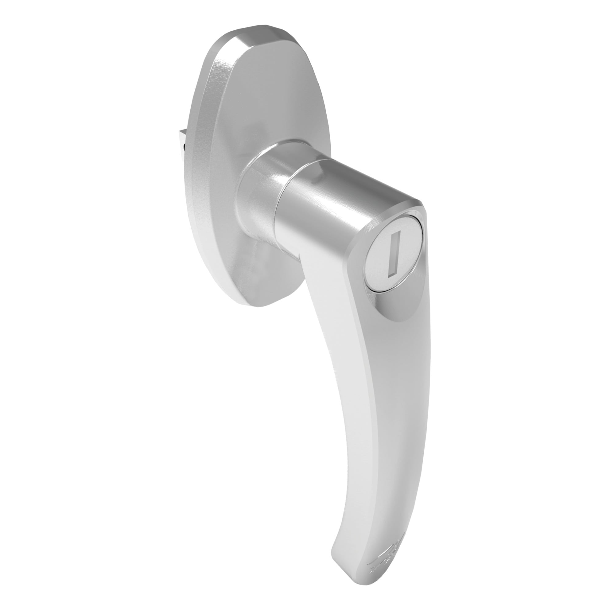 AL2CR A80 3-Point Clockwise Latch Kit, Keyed Handle, For Use With 1-Door NEMA 12 Enclosures, Steel, Zinc Plated