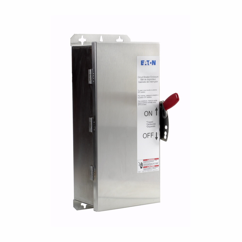 WFDN100 Circuit Breaker Enclosure, Series C, Nema 4/4X and 5, EHD, FD, FDB, HFD, 15-100 Amp, Surface Mount