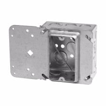 TP31404PF Pre-Fabricated Outlet Box, Steel, 26.3 cu-in Capacity, 1 Gangs, 4 in H x 4 in W x 1-1/2 in D