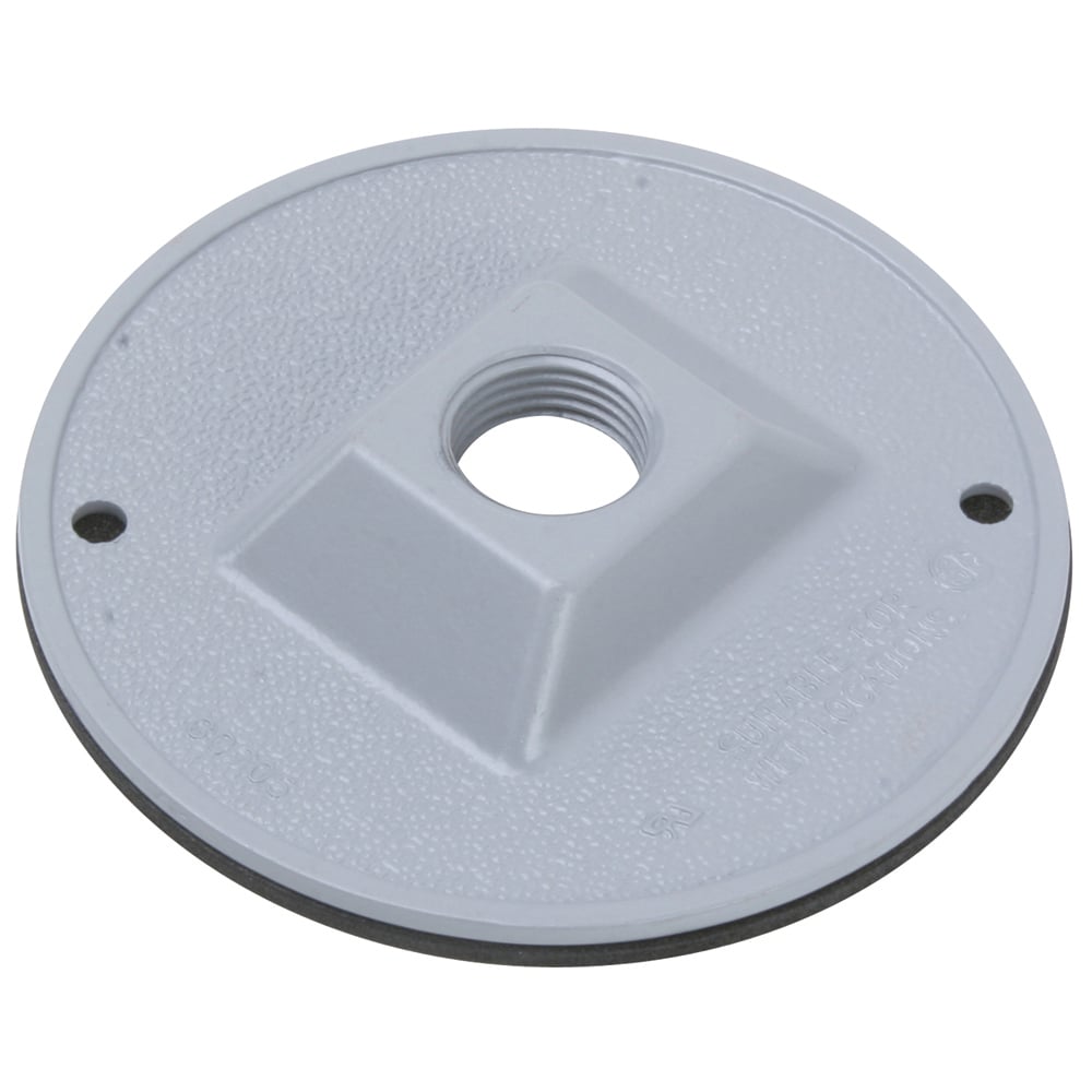 WPRB11 4-in Round Outdoor Cluster Cover, Gray