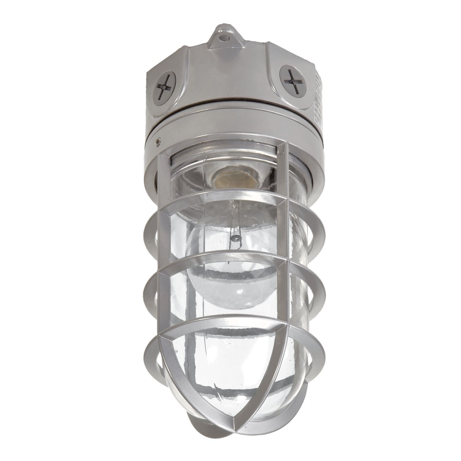 VT100G Halo ALL-PRO VT100G Rectangle Vaportight Floodlight Fixture,) Incandescent Lamp, 120 V AC