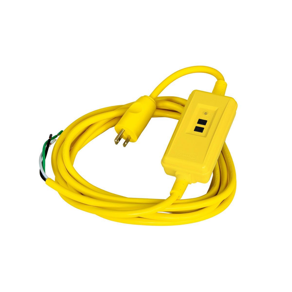 GFPSTOEMA Extra Heavy Duty GFCI Power Supply, (3) Conductors 14 AWG Conductor Copper Conductor, 15 ft L, 120 V AC