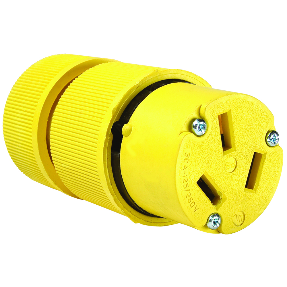1053 Gator Grip Connector, Yellow