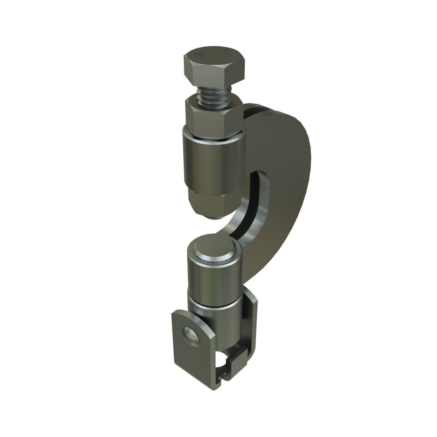 P2897-EG Beam Clamp, 1-5/8 in Channel, 550 lb </=25 deg/330 lb >25 deg Load