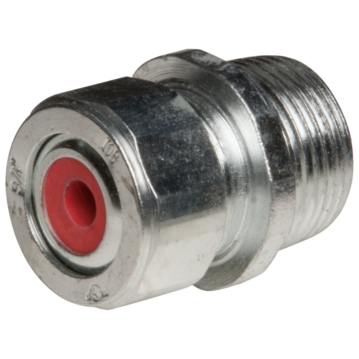 3723-0 Straight Color-Coded Strain Relief Cord Grip Connector, 3/4 in Trade, 0.15 to 0.25 in Cable Openings, Steel