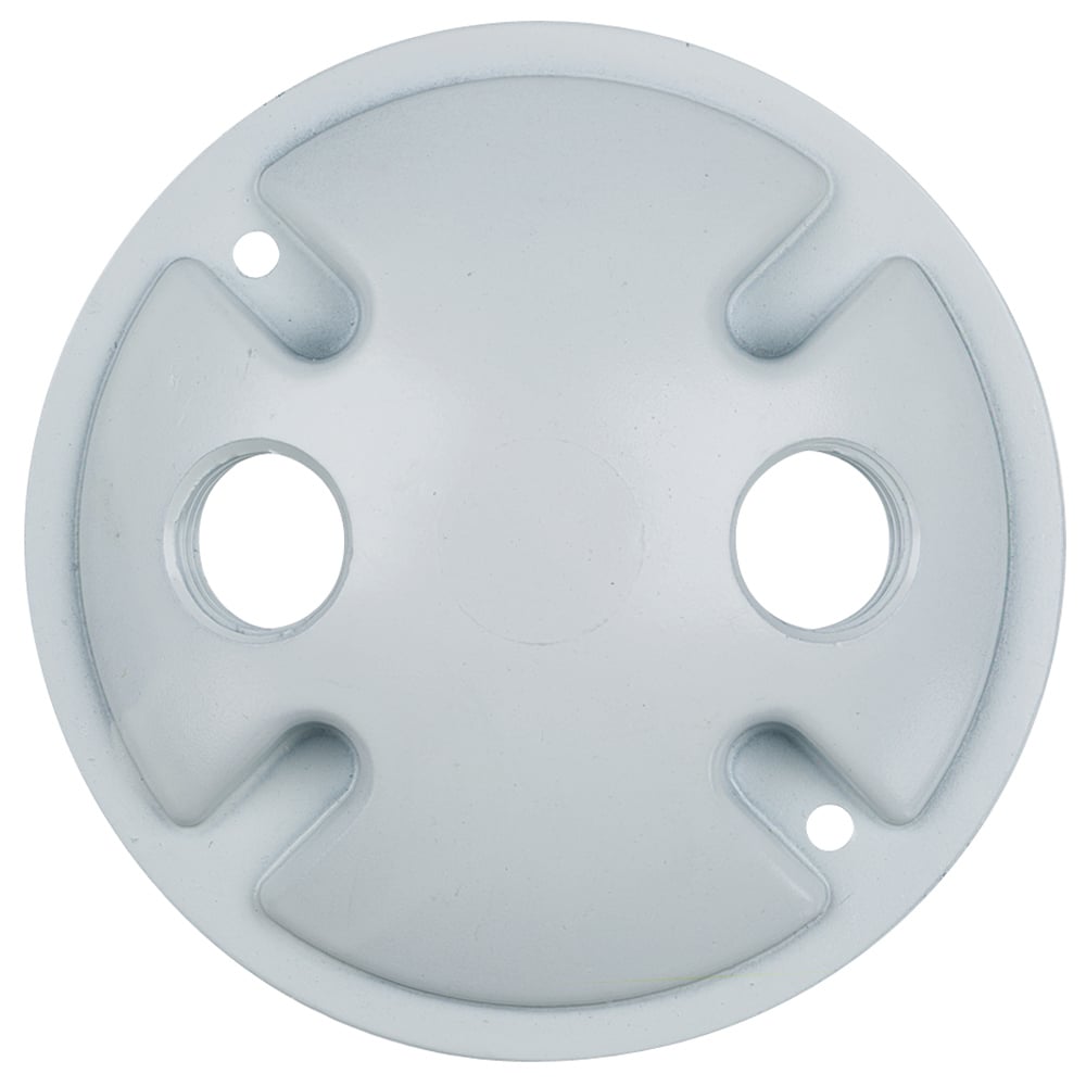 WPRB12W 4-in Round Outdoor Cluster Cover, White