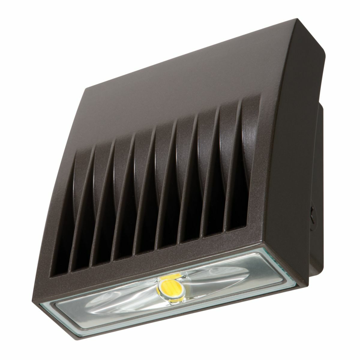 XTOR3B Crosstour LED Wall Pack, Small Housing, Full Cutoff, 26W, 5000K, 120-277V, Carbon Bronze