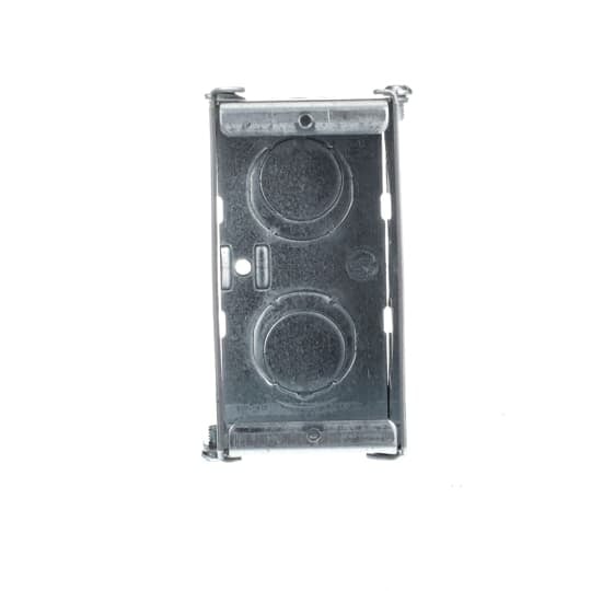 GW-125-G Steel City Gangable Masonry Box, Steel, 15 cu-in Capacity, 1 Gang, 1 Outlets, 10 Knockouts