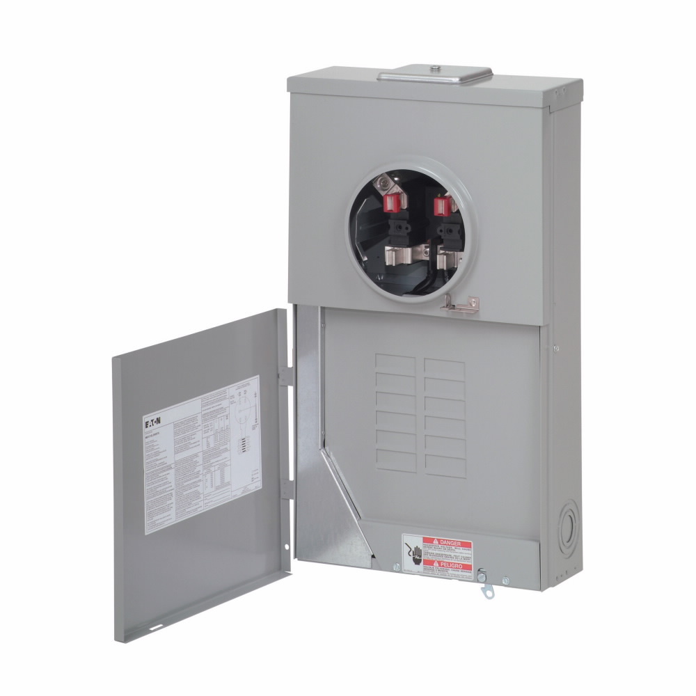CMBX3242P200BTS 42-Circuit Type CH All-in-One Lever Bypass Non-EUSERC Meter Breaker, 120/240 V AC, 200 A, 1 Phase , NEMA 3R Enclosure
