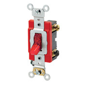 1222-7PR Self-Grounding AC Quiet Toggle Switch, 277 V AC, 20 A, 1 hp Power Rating