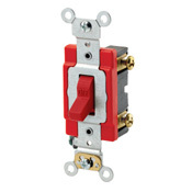 1221-2R Self-Grounding AC Quiet Toggle Switch, 120/277 V AC, 20 A, 800 W, 1000 VA Power Rating