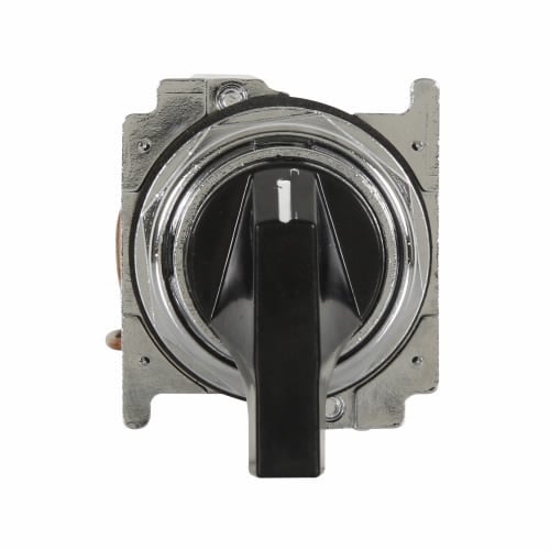 10250T22LB Assembled Heavy Duty Non-Illuminated Selector Switch, 30.5 mm, 2NO-2NC Contact, Black