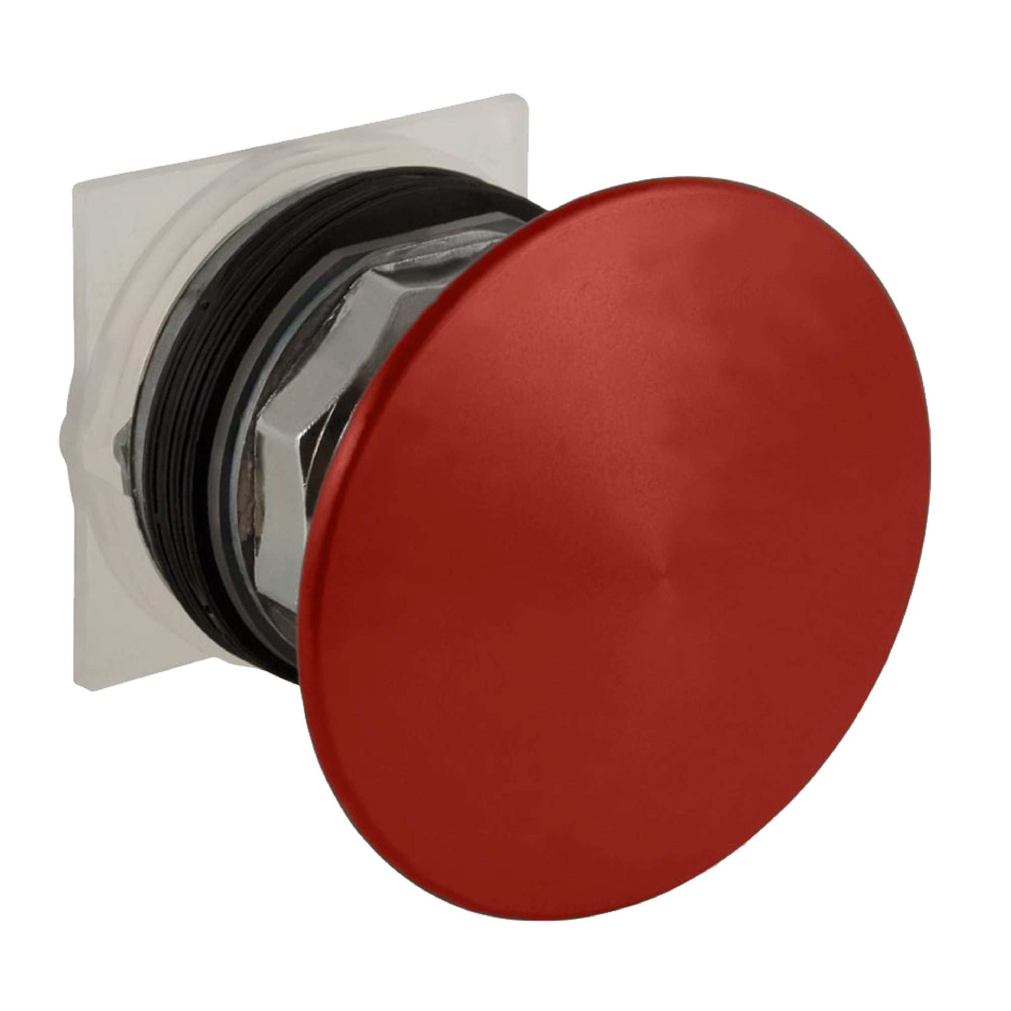 9001KR25RM Harmony Type K Dust/Oil/Watertight Heavy Duty Round Unmarked Non-Illuminated Pushbutton Operator With Set Screw Security, 30 mm, 60 mm, 70 mm, 2 Positions, Red