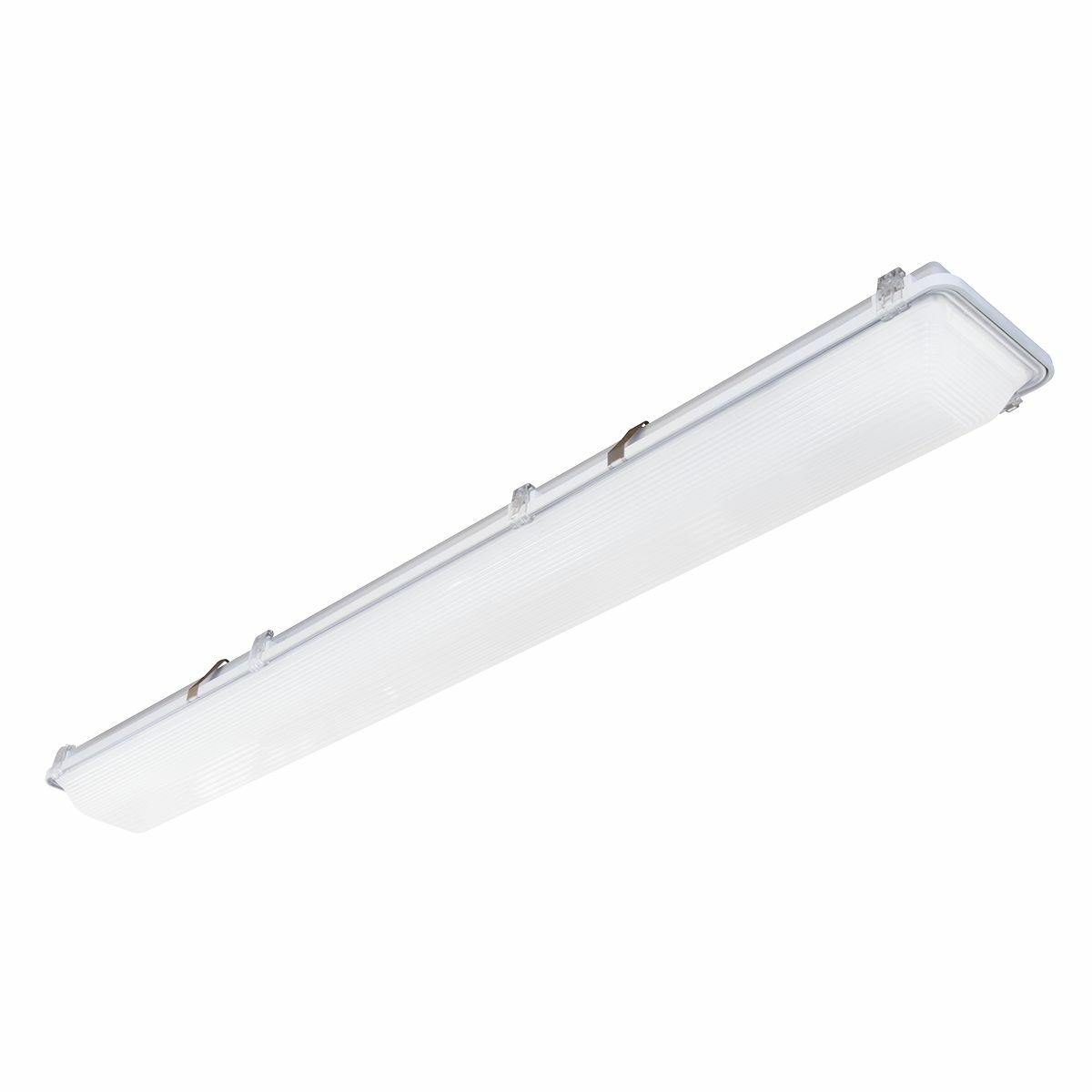 LXEM4-40ML-RFA-EDU Medium Lumen Standard Vaportight Light Fixture, (2) LED Lamp, 54 W Fixture, 120 to 277 V AC, White Housing