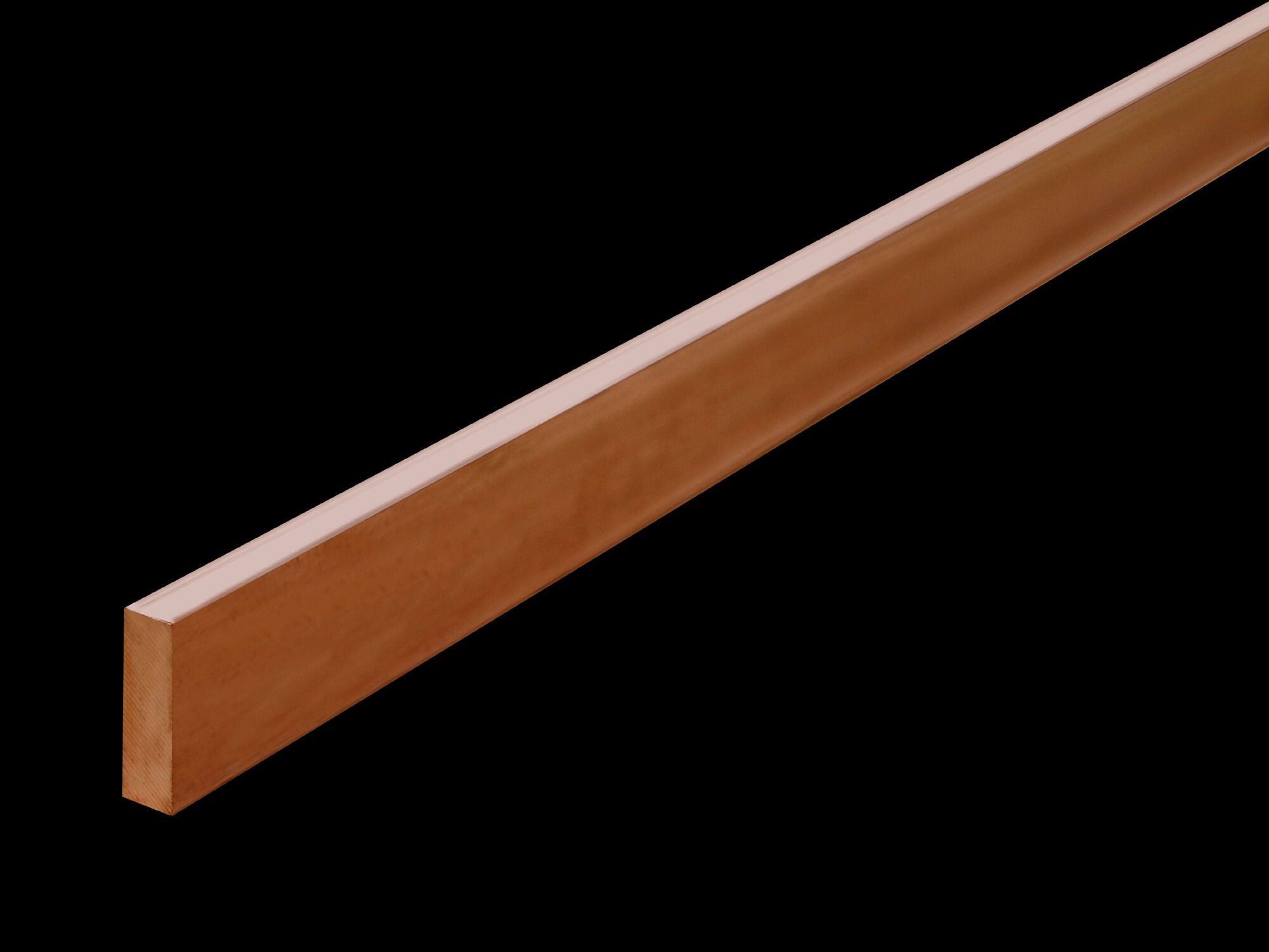 3586005 Grounding Busbar, 2400 mm L x 1.2 in W, Electro Copper