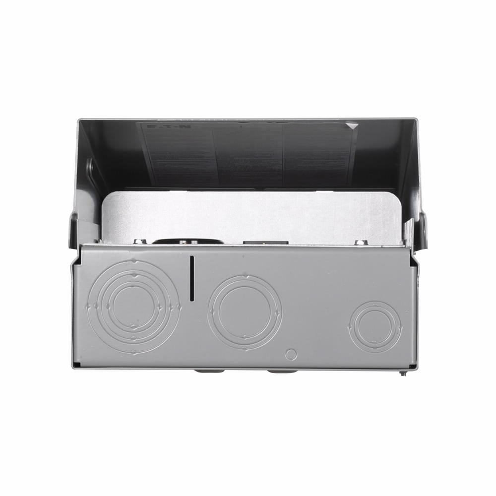 CHU4GS 4-Circuit Power Outlet Panel, 125 V AC, 30 A, Surface Mount