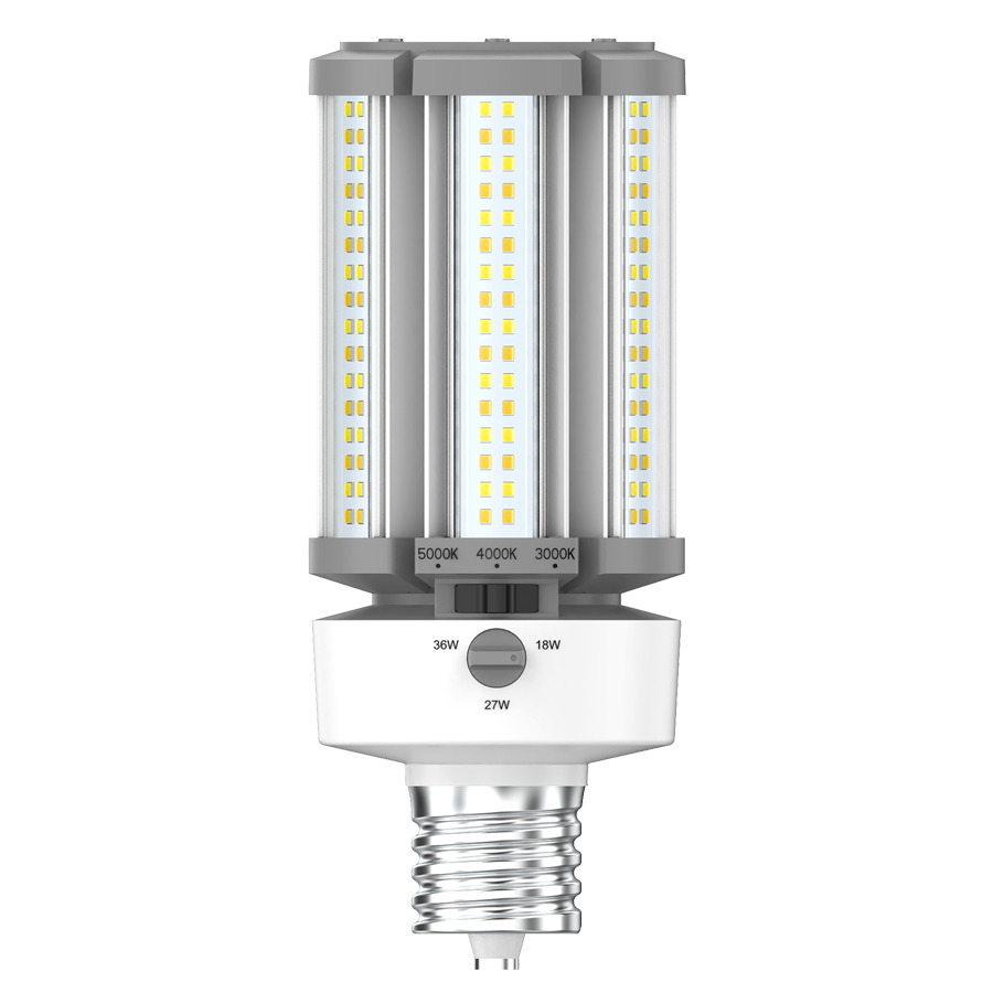 HIDFA-36S-EX39-8CCT-BYP/5SP HIDFA Type B Retrofit Lamp, 36/27/18 W, 75/125/150 W Incandescent Equivalent, EX39 Lamp Base Lamp, Post Shape, 2430 to 5220 Lumens