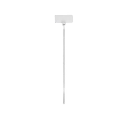 TY5532M Ty-Rap Cable Tie With Identification Tag, 8 in L x 0.09 in W x 0.04 in THK, Natural, Nylon/Polyamide 6.6