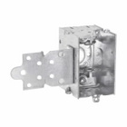 Eaton Crouse-Hinds series Switch Box, (1) 1/2", F, set 1/2", 2, AC/MC clamps, 2-1/2", (1) 1/2", Steel, (1) 1/2", Gangable, 12.5 cubic inch capacity
