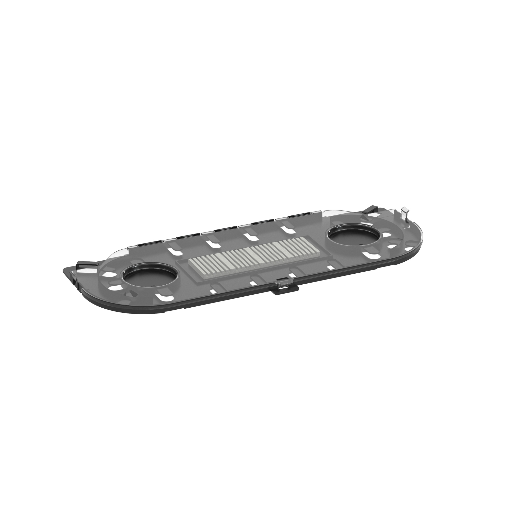 FOSMF OptiCom Fusion Fiber Optic Splice Module With (4) Fusion Splice Chips, 24-Port Grid Label, 24 Fiber, For Use With FCEU or FRMEU Series Rack Mount Fiber Enclosure, OS2, OM1, OM2, OM3/OM4 Fiber and Factory Terminated Pigtail