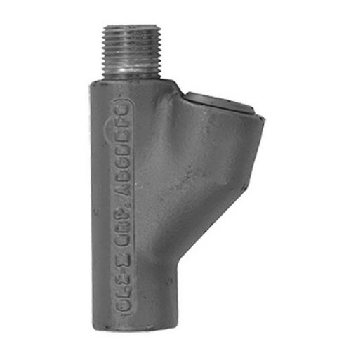 EYSM75 Unilets Dust-Ignitionproof Explosionproof Raintight Conduit Sealing Fitting With Removable Male Nipple, 3/4 in, For Use With IMC/Threaded Rigid Metallic Conduit, Malleable Iron, Triple Coated
