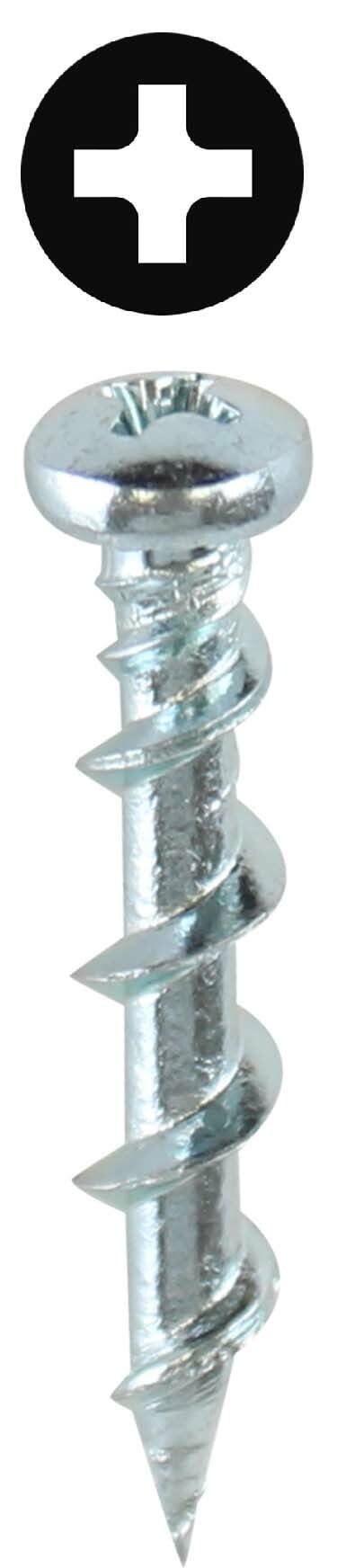 3/16 inch x 1-1/4 inch Phillips Pan Head Wall Twister Anchor Kit