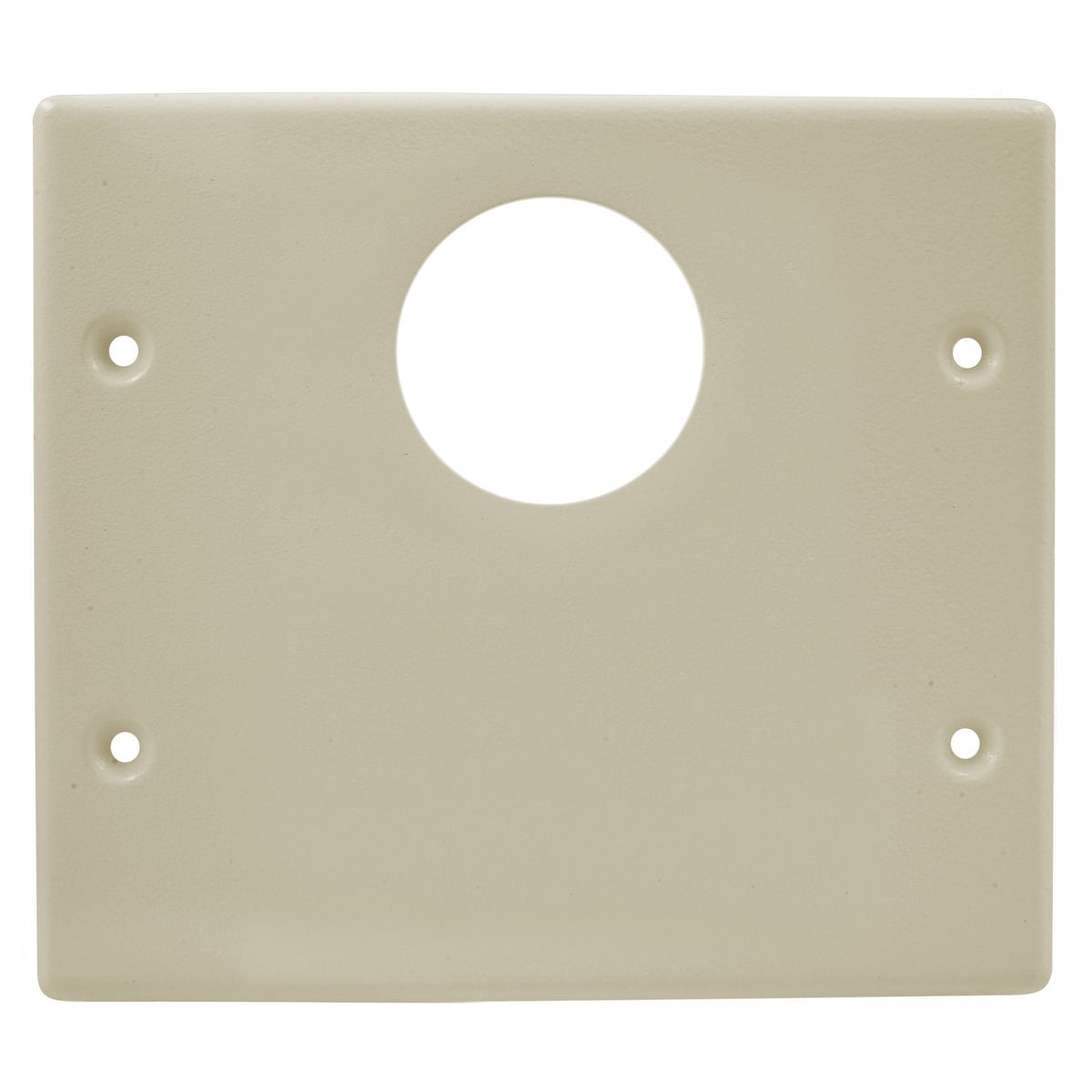 HBL4747JXIV HBL4750 Standard Cover Plate, 1.6 in Opening, For Use With HBL4750 Series Metal Raceway, Rolled Steel, Ivory