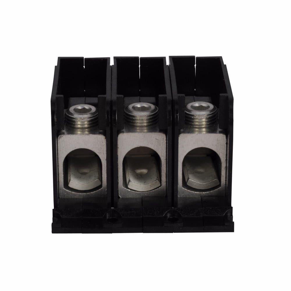 3BRS225 Main/Sub-Feed Lug Block, 3 Poles, 225 A, For Use With Type BR Loadcenter and Circuit Breaker
