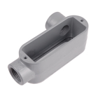 1-1/4 inch Threaded Die Cast Aluminum Conduit Body with Left/Right Side Opening. For Use with Rigid/IMC Conduit.
