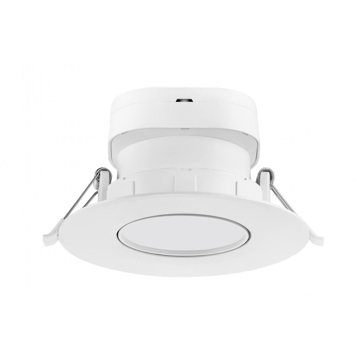 S11708 Square Downlight, LED Lamp, 7 W Fixture, 4.72 x 4.72 in Ceiling Opening, 120 V, Aluminum Housing