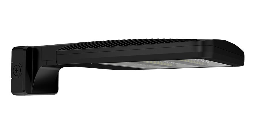 ALEDS4TWMNB/7PR ALED Field-Adjustable Area Light, 120, 208, 240, 277 V, Black Housing