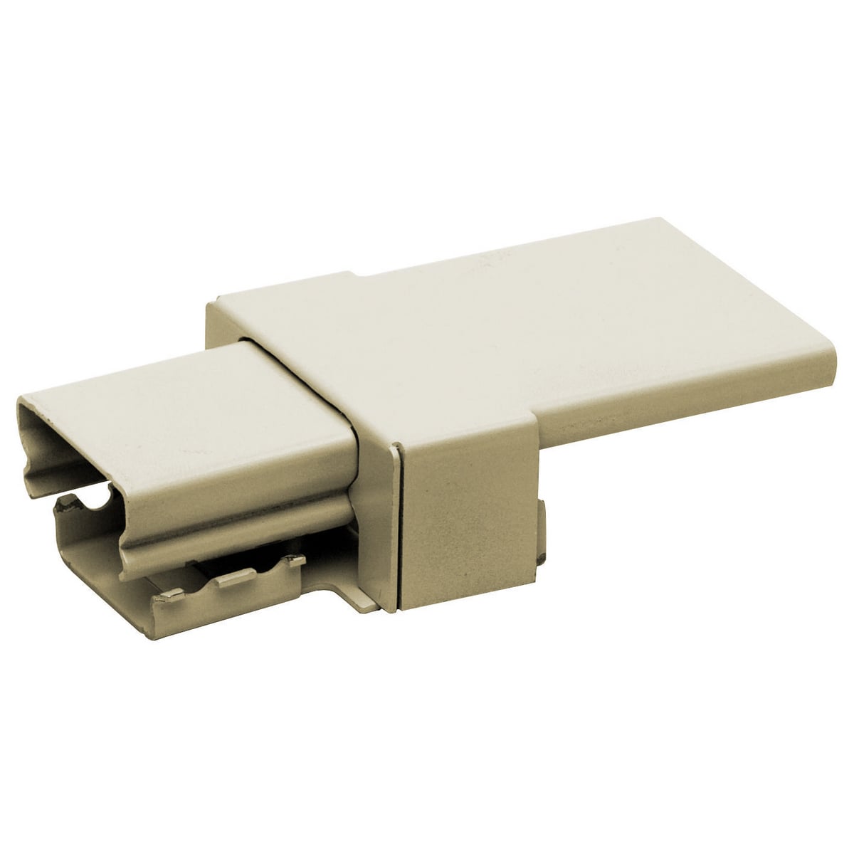 HBL2420REDIV HBL2400 Standard Reducing Fitting, For Use With HBL2400/HBL2000 End Reducing Connector, 4.3 in L x 3.8 in W x 1.6 in H, Steel, Ivory