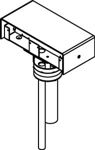 RC92GHBTC RC Series Multi-Service Poke-Through Insert Assembly With Service Head, 3 in Hole, 2 Gangs, 4-5/8 x 4 x 2-5/8 in Cover, 24.5 cu-in Capacity, Aluminum
