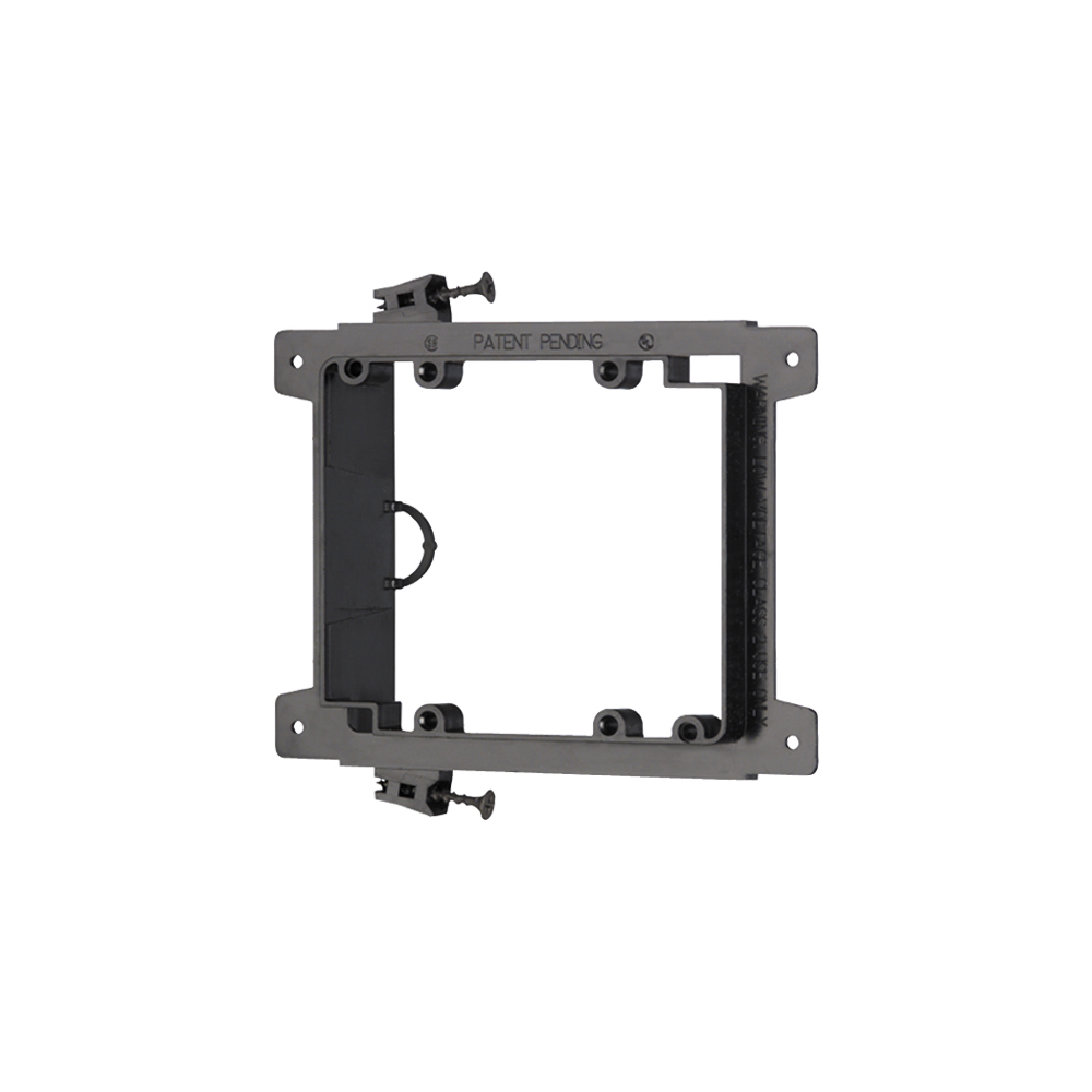 LVS2 LV Series 2-Gang Low Voltage Mounting Bracket, For Use With Cable Management System, Fastened Mount, Plastic