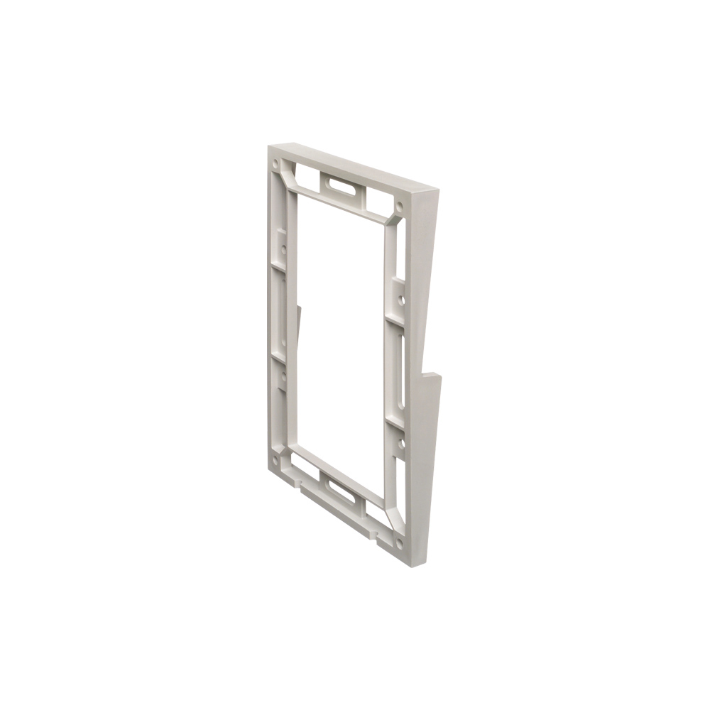 DBHR131 InBox 1-Gang Extra Duty Non-Metallic Low/Siding Profile Weatherproof Adapter Plate With Base, 0.562 in THK, Plastic, White
