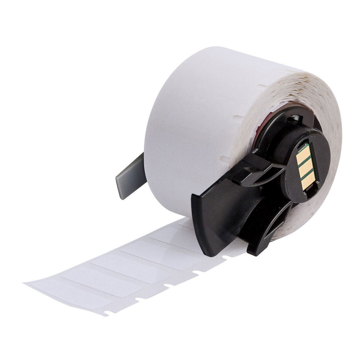 M6-130-499 Label, 0.825 in L x 0.375 in W, White, Nylon Cloth